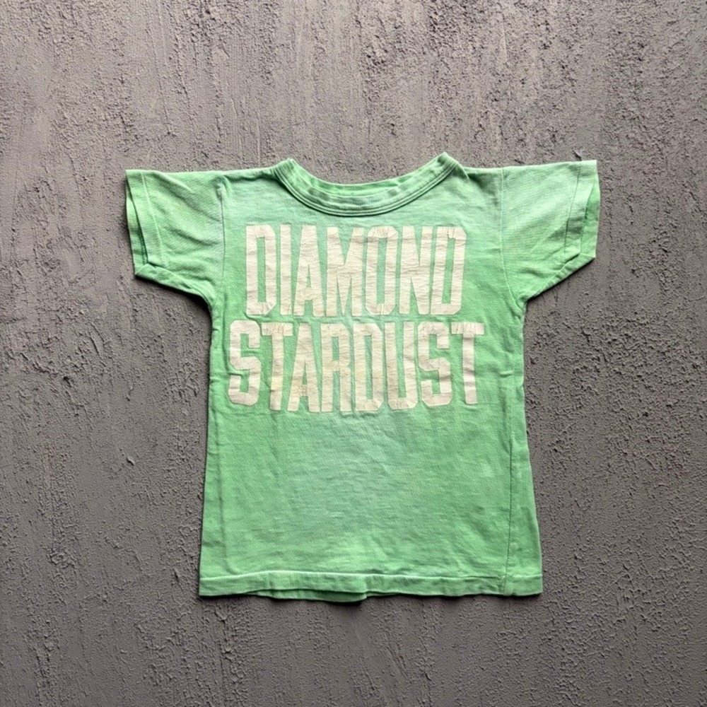 Denim Dungaree T Shirt Small 110CM Green Camp Snowflake Ridgewood Japan Baby Tee